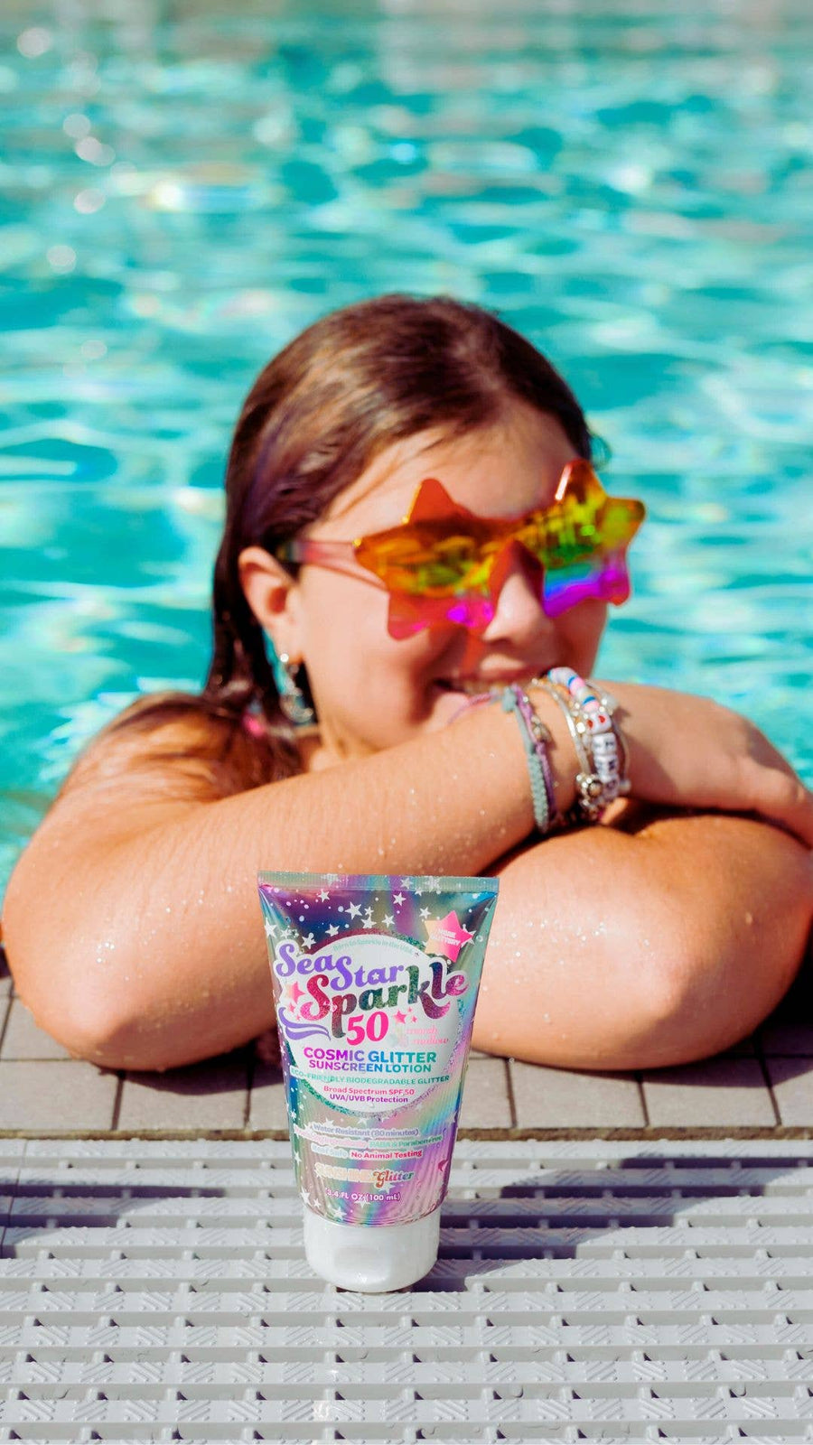 Sunshine & Glitter - Sea Star Sparkle Cosmic Stardust SPF 50 Glitter Sunscreen