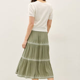 Be Cool - POINTELLE SHORT SLEEVE CARDIGAN
