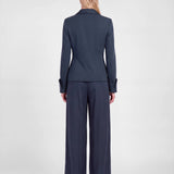 Current Air - Ribbed Knit Collared Top
