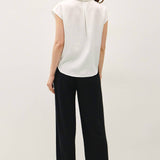 Be Cool - CLASSIC CUT CAPPED SLEEVE BUTTON UP TENCEL SHIRT