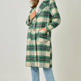 *preorder* Mystree Plaid Long Coat