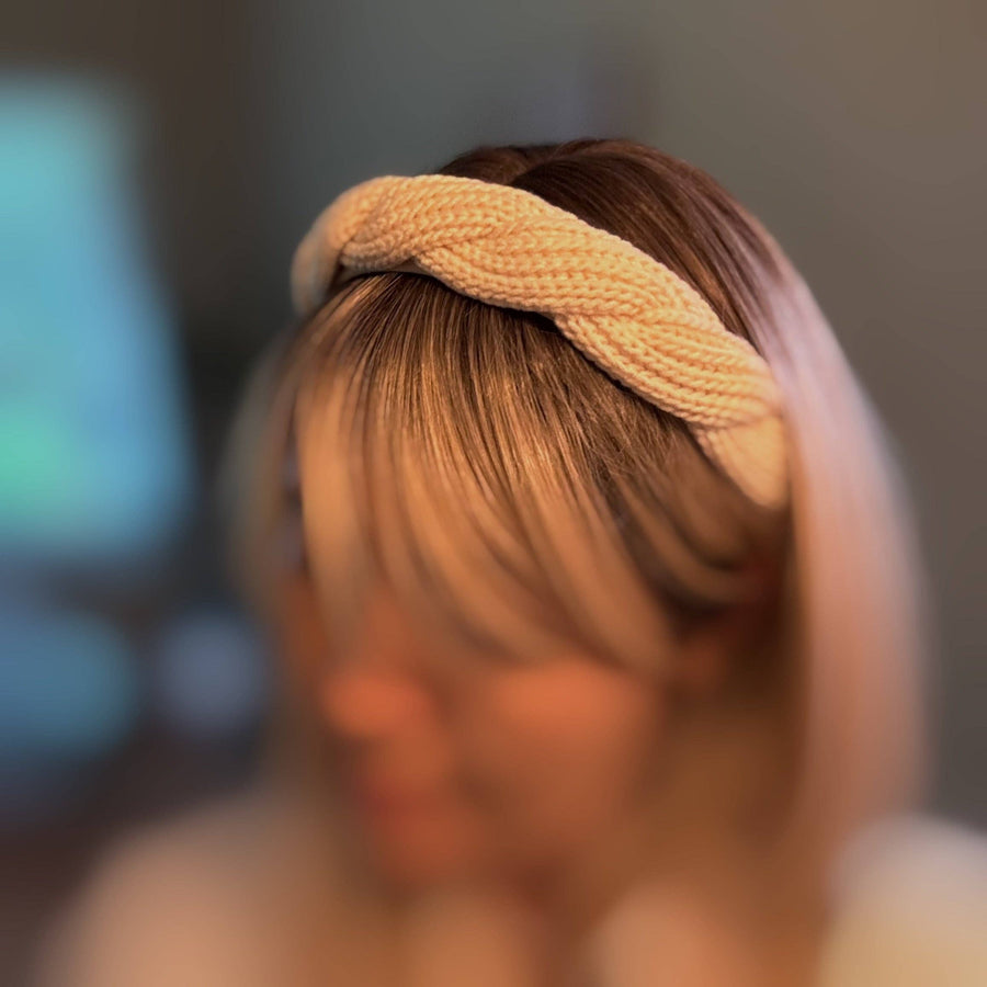 Ellison+Young - Retro Yarn Knit Braided Headband