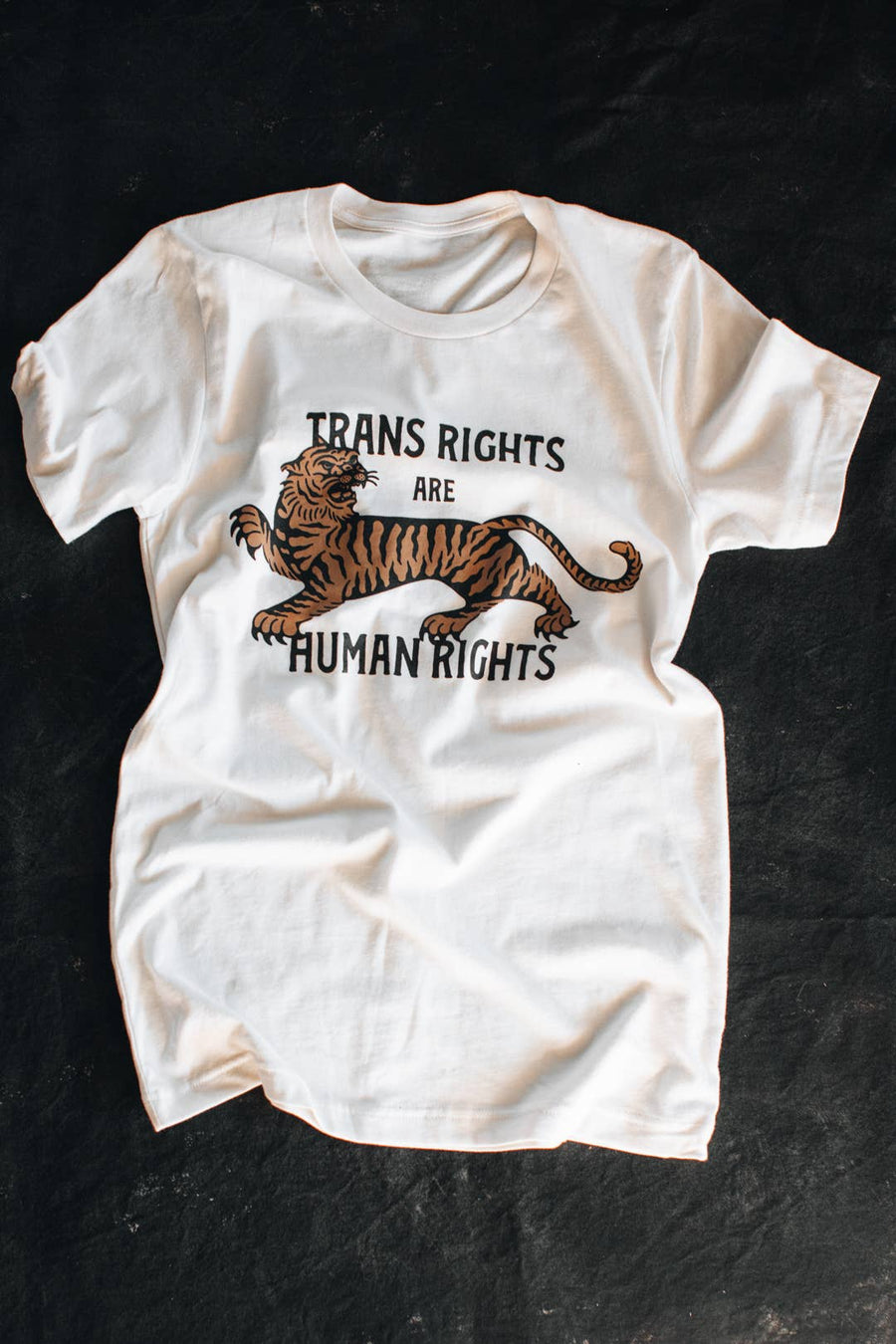 *preorder* Houndstooth Design + Supply Co - Trans Rights are Human Rights Tee - White