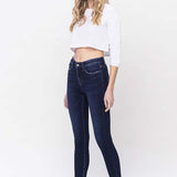 High Rise Ankle Skinny Jeans, Vervet by Flying Monkey