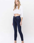 High Rise Ankle Skinny Jeans, Vervet by Flying Monkey