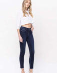 High Rise Ankle Skinny Jeans, Vervet by Flying Monkey