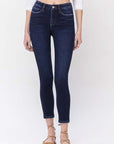 High Rise Ankle Skinny Jeans, Vervet by Flying Monkey