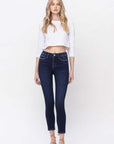 High Rise Ankle Skinny Jeans, Vervet by Flying Monkey