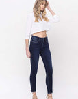 High Rise Ankle Skinny Jeans, Vervet by Flying Monkey