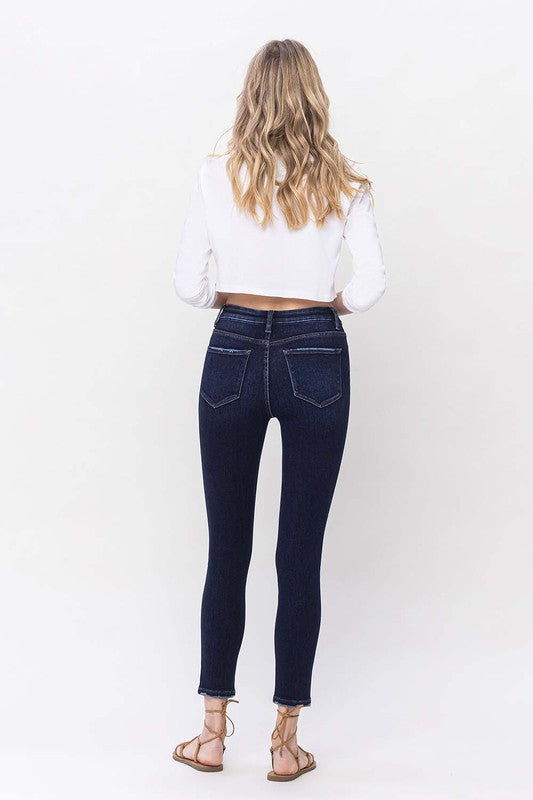 High Rise Ankle Skinny Jeans, Vervet by Flying Monkey