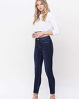 High Rise Ankle Skinny Jeans, Vervet by Flying Monkey