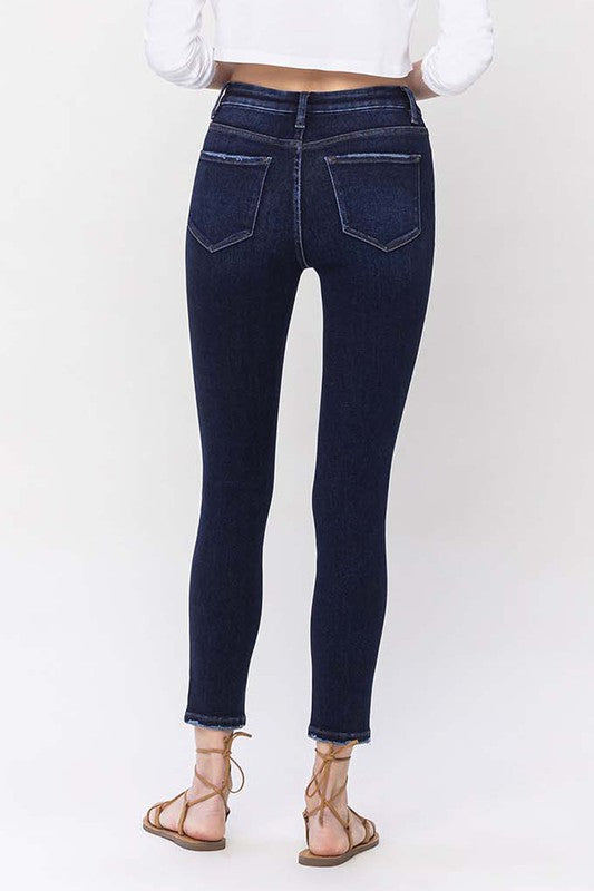 High Rise Ankle Skinny Jeans, Vervet by Flying Monkey