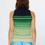Current Air - Chevron Stripe Knit Vest