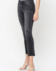 Mid Rise Crop Slim Straight Jeans, Flying Monkey