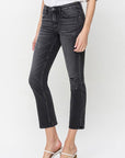 Mid Rise Crop Slim Straight Jeans, Flying Monkey