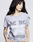 AC/DC Jailbreak '74 Boyfriend Tee, Recycled Karma