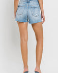 High Rise Criss Cross Shorts, Vervet by Flying Monkey