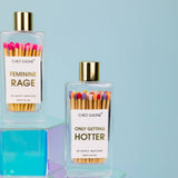 Chez Gagné - Feminine Rage - Glass Bottle Matches - Pink Multi