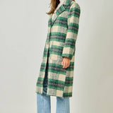 *preorder* Mystree Plaid Long Coat