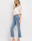 High Rise Crop Flare Jeans, Vervet by Flying Monkey