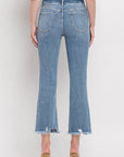 High Rise Crop Flare Jeans, Vervet by Flying Monkey