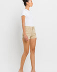 High Rise Cargo Shorts, Vervet (online only)