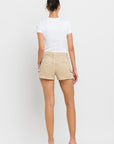 High Rise Cargo Shorts, Vervet (online only)