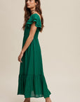 Square Neck Maxi Dress, Various Colors, Listicle (online only)