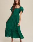 Square Neck Maxi Dress, Various Colors, Listicle (online only)