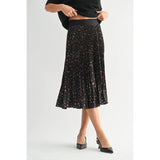 FUN2FUN - POLKA DOT PLEATS SKIRT