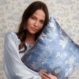 KITSCH - Bridgerton x Kitsch Satin Pillowcase in Garden Toile