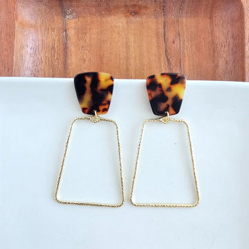 Ariana Earrings - Tortoise, Spiffy & Splendid