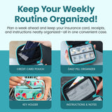 MADE EASY KIT - Made Easy Kit Pill Case - Weekly 7-Day Medicine Organizer