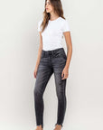 Lovervet Raw Hem Cropped Skinny Jeans (online only)