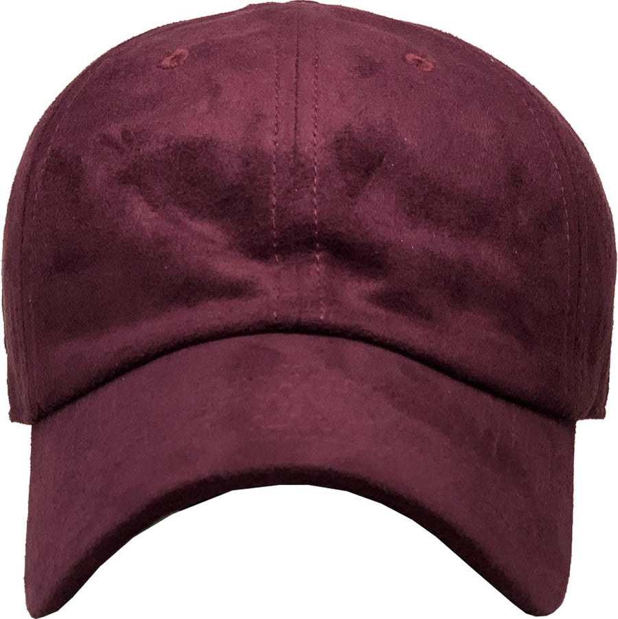 KBETHOS - SUEDE BASEBALL CAP Taupe