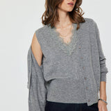 Current Air - Wool Cashmere Knit Top & Cardigan Set (preorder- arrives 8/30)