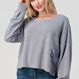 Raw Edge Soft Top, Hashttag