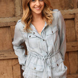 ANGIE -ASIS TENCEL UTILITY JACKET