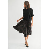 FUN2FUN - POLKA DOT PLEATS SKIRT