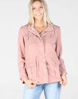 ANGIE -ASIS TENCEL UTILITY JACKET