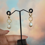Pearl Drop Earrings, By Zhanna