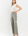 Vervet by Flying Monkey 90's Super High Rise Cargo Jeans (online only)