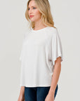 Hashttag - SHORT SLEEVE LOOSE RAGLAN T-SHIRT