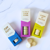 Chez Gagné - Cheer Up Fucker - Shower Steamers - Pineapple Lemon - Set of 8 Tabs
