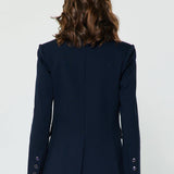 Current Air - Notch Collar Double Breasted Jacket (preorder- arrives 8/30)