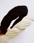 Ellison+Young - Retro Yarn Knit Braided Headband