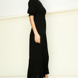 CATCH ME A DREAM SMOCKED MAXI DRESS