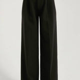 Crescent - Shiloh Straight Leg Pleated Trousers