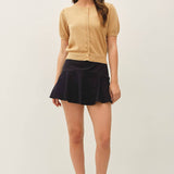 Be Cool - POINTELLE SHORT SLEEVE CARDIGAN