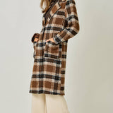*preorder* Mystree Plaid Long Coat